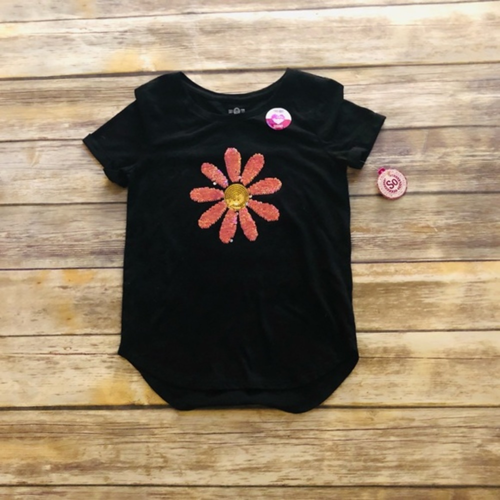 Girls NWT cute sequins t shirt! Size 10